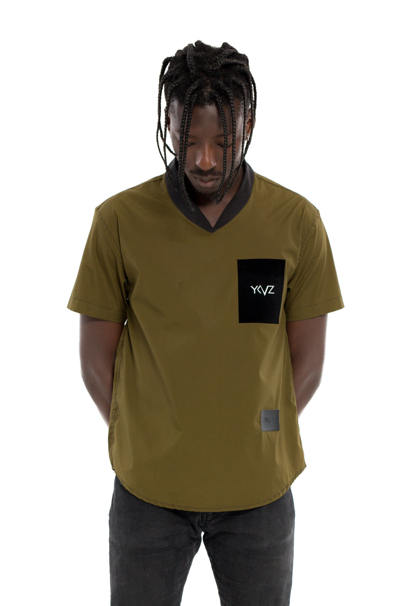 The Khaki " V-Shirt "
