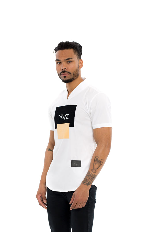 The White " V-Shirt " #1